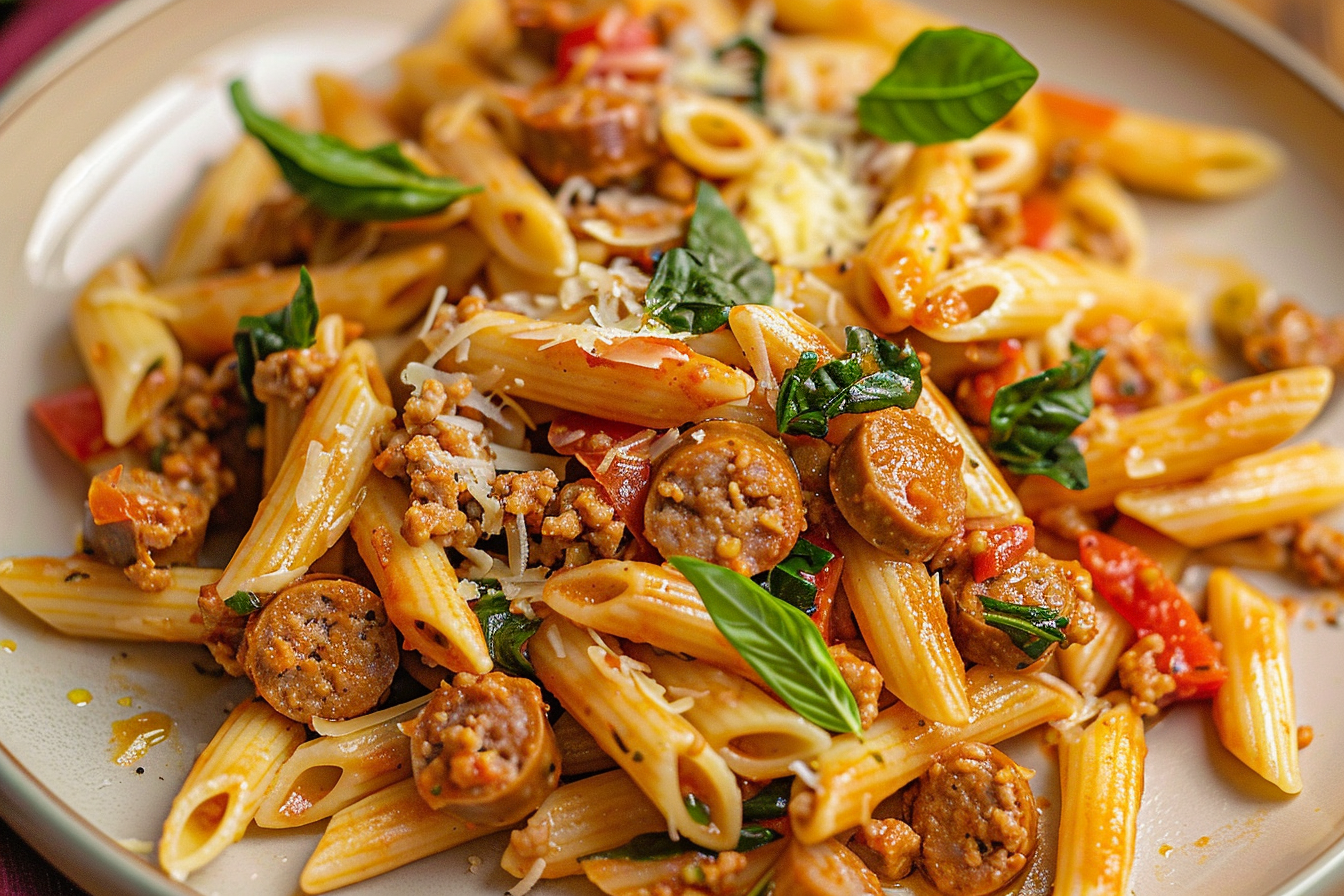 Italian Sausage Penne Pasta