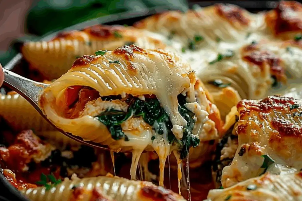 Spinach and Ricotta Stuffed Shells