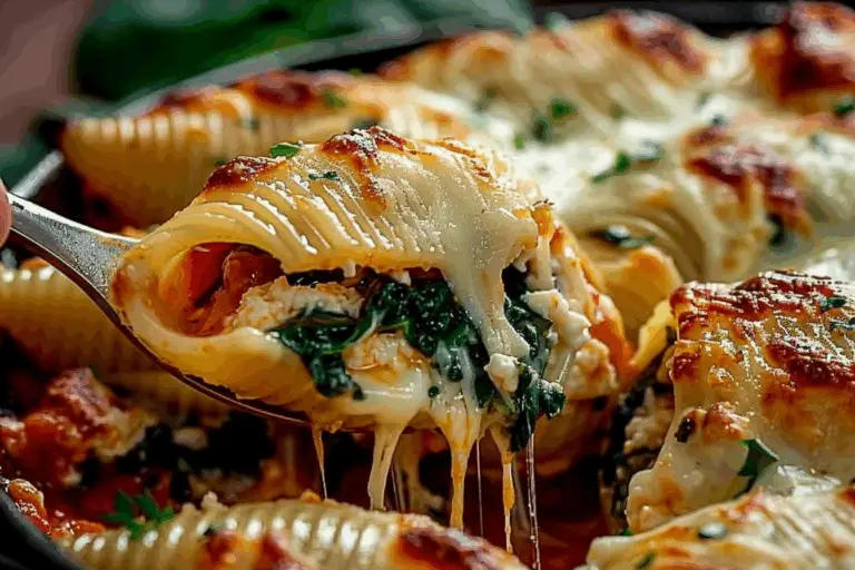Spinach and Ricotta Stuffed Shells