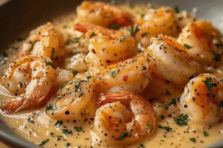 Creamy Garlic Butter Shrimp Bowl