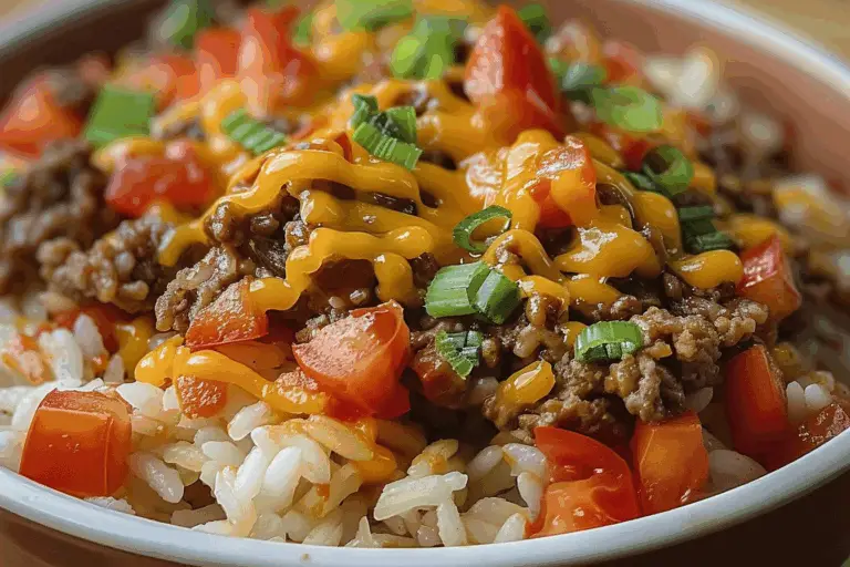 Cheeseburger Rice