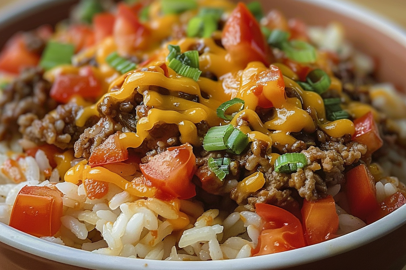 Cheeseburger Rice