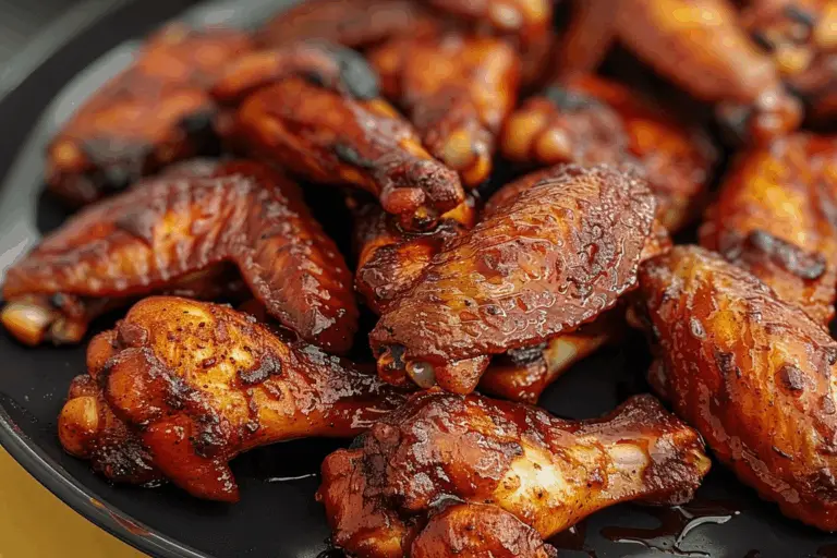 Smoked Honey BBQ Chicken Wings