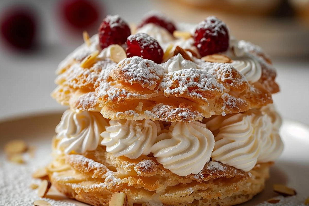 Almond Dacquoise Cream Clouds