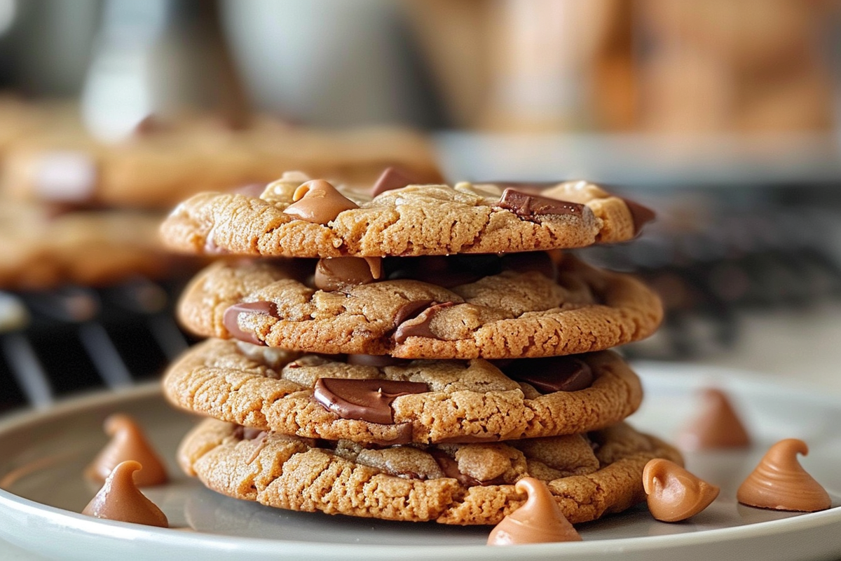 Peanut Butter Chocolate Bliss Cookies