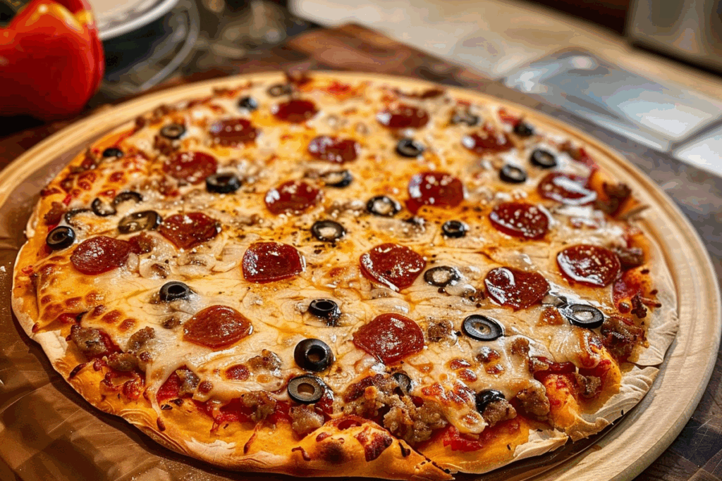 Keto Pizza with Fathead Dough