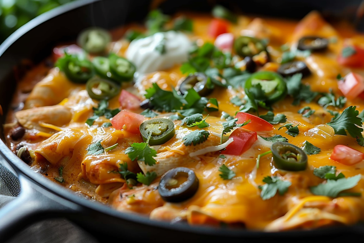 Chicken Enchilada Skillet