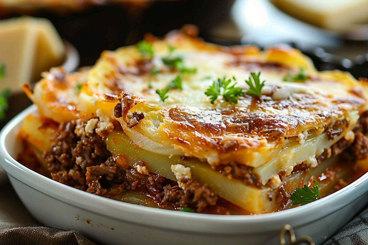 Hobo Layered Beef and Potato Casserole