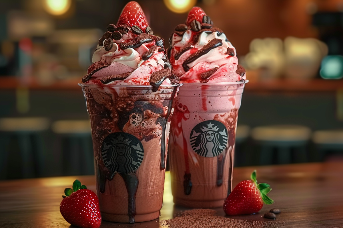 Velvet Fang Strawberry Mocha Frappuccino