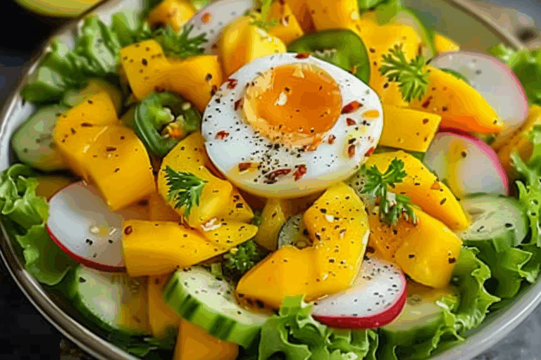 Egg Mango Salad Bowl