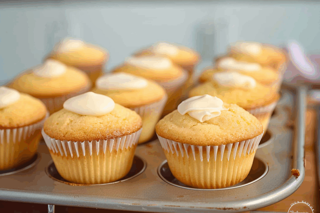Commercial Vanilla Cupcakes