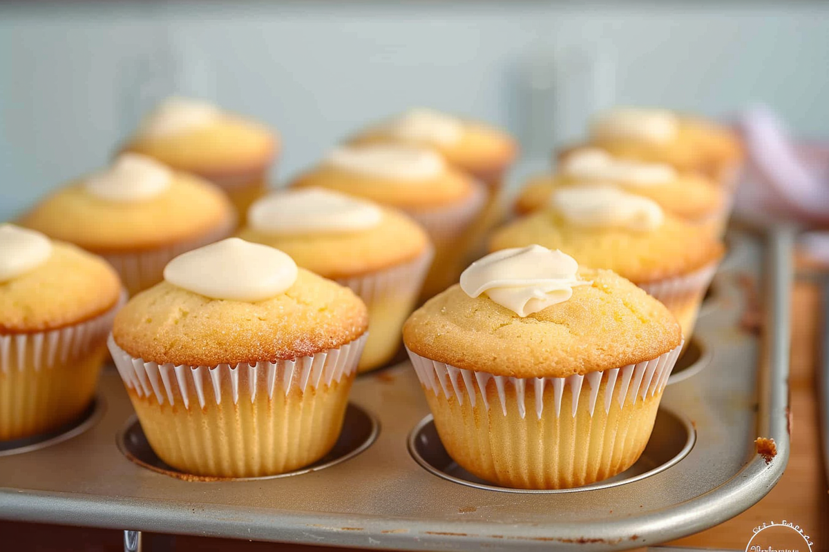 Commercial Vanilla Cupcakes