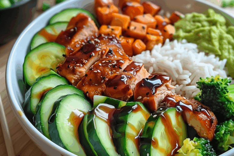 Teriyaki Chicken and Veggie Rice Bowl