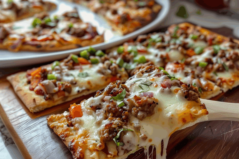 Keto Cheesy Beef Pizza Sticks Recipe