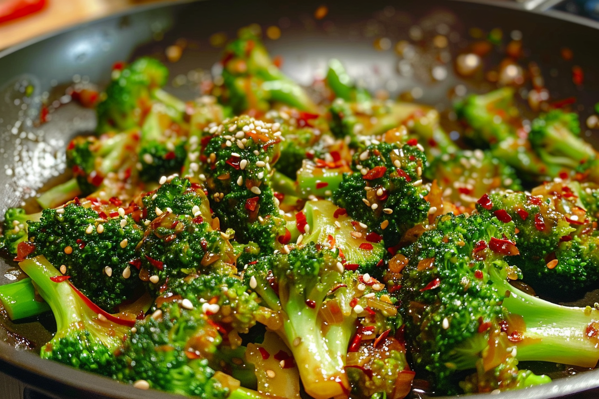 Spicy Chili Garlic Broccoli Stir-Fry