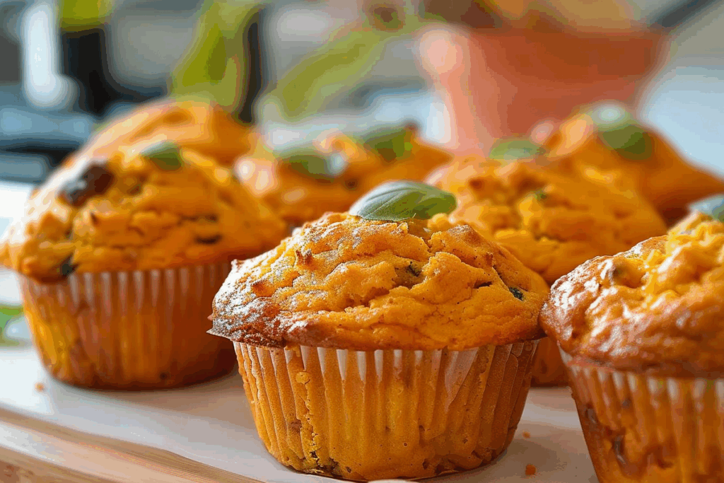 Roasted Pumpkin Muffins