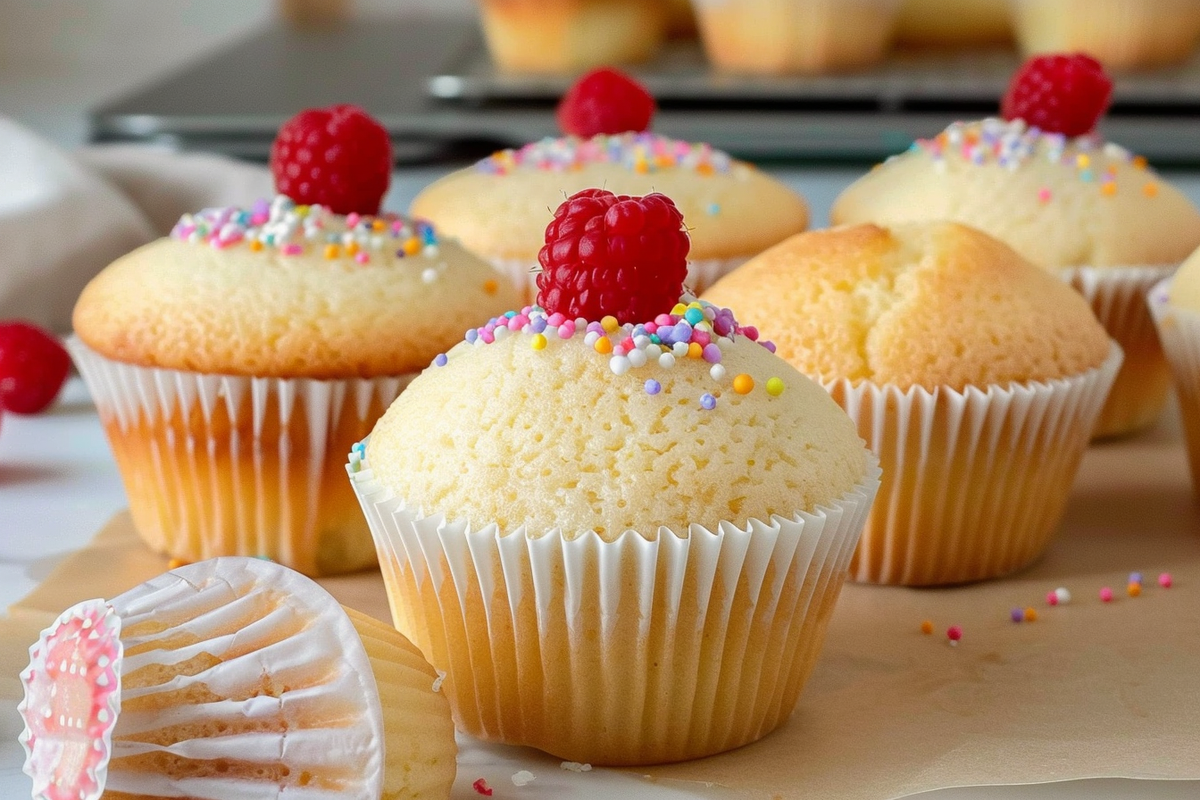 High-Volume Vanilla Cupcakes