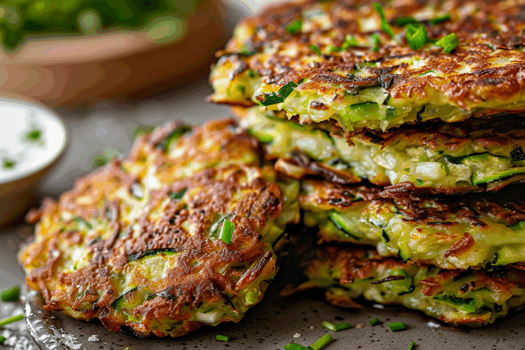 Crispy Zucchini Fritters