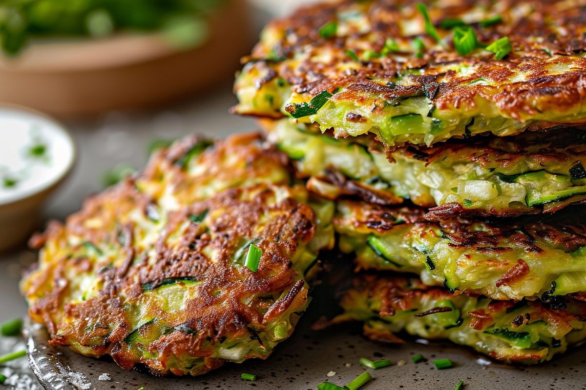 Crispy Zucchini Fritters
