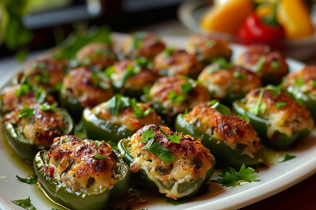 Savory Stuffed Jalapeño Bites