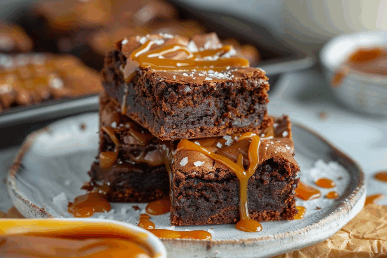 Salted Caramel Brownies