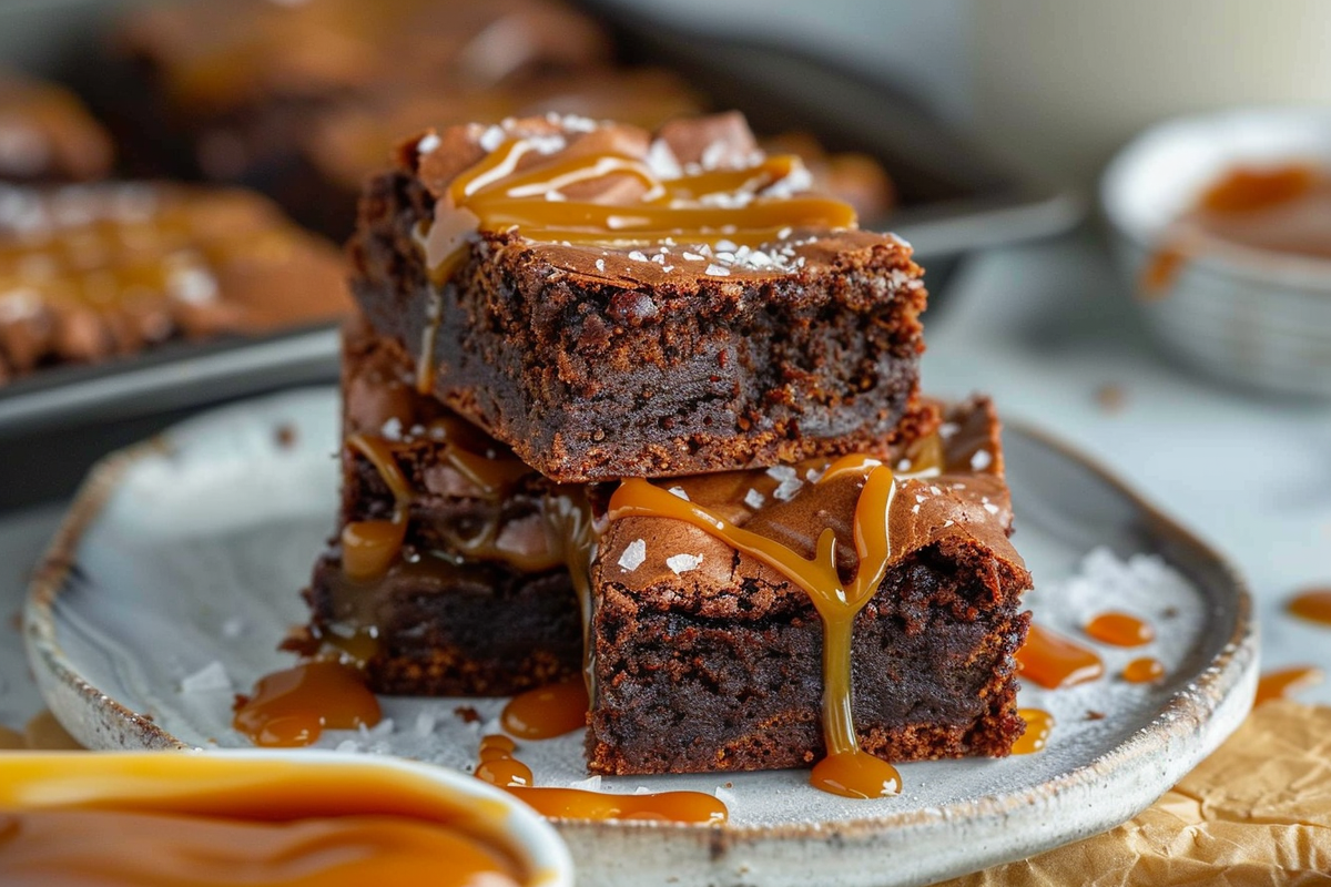 Salted Caramel Brownies
