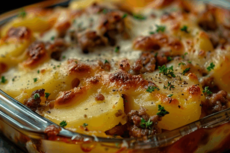 Homestyle Meat and Potato Bake