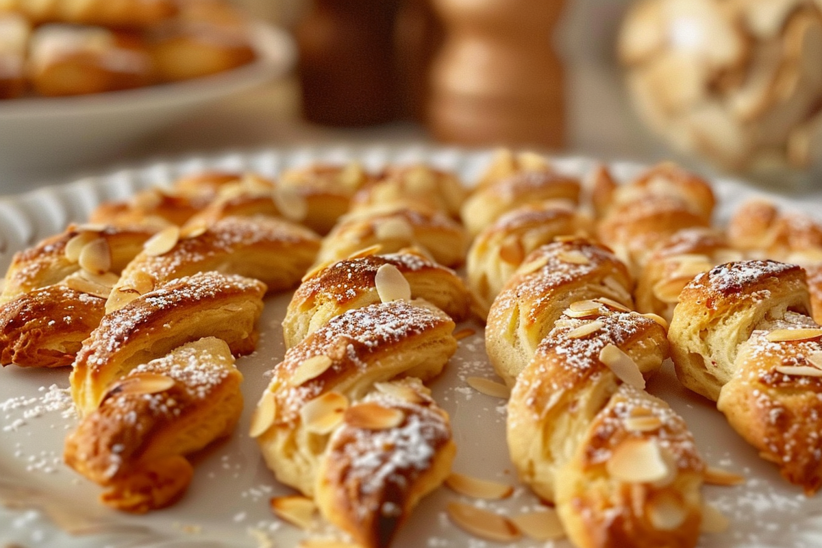 Almond Ricotta Biscuit Twists