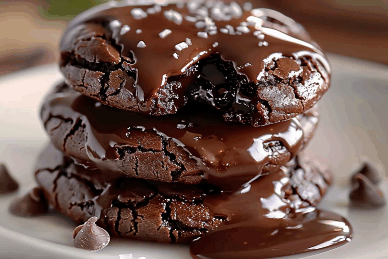 Chocolate Lava Cake Cookies