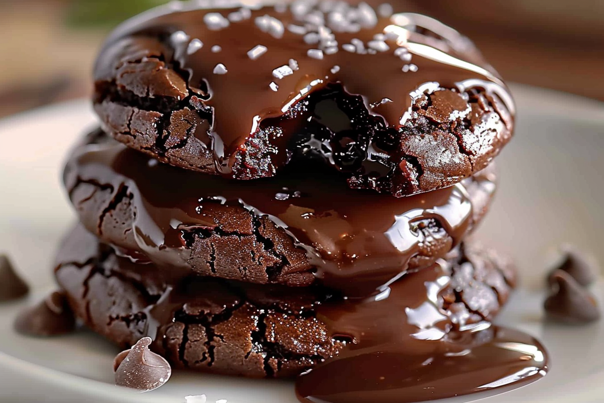 Chocolate Lava Cake Cookies