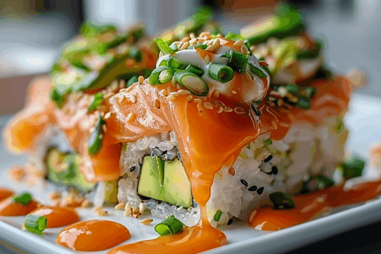 Salmon Sushi Bake