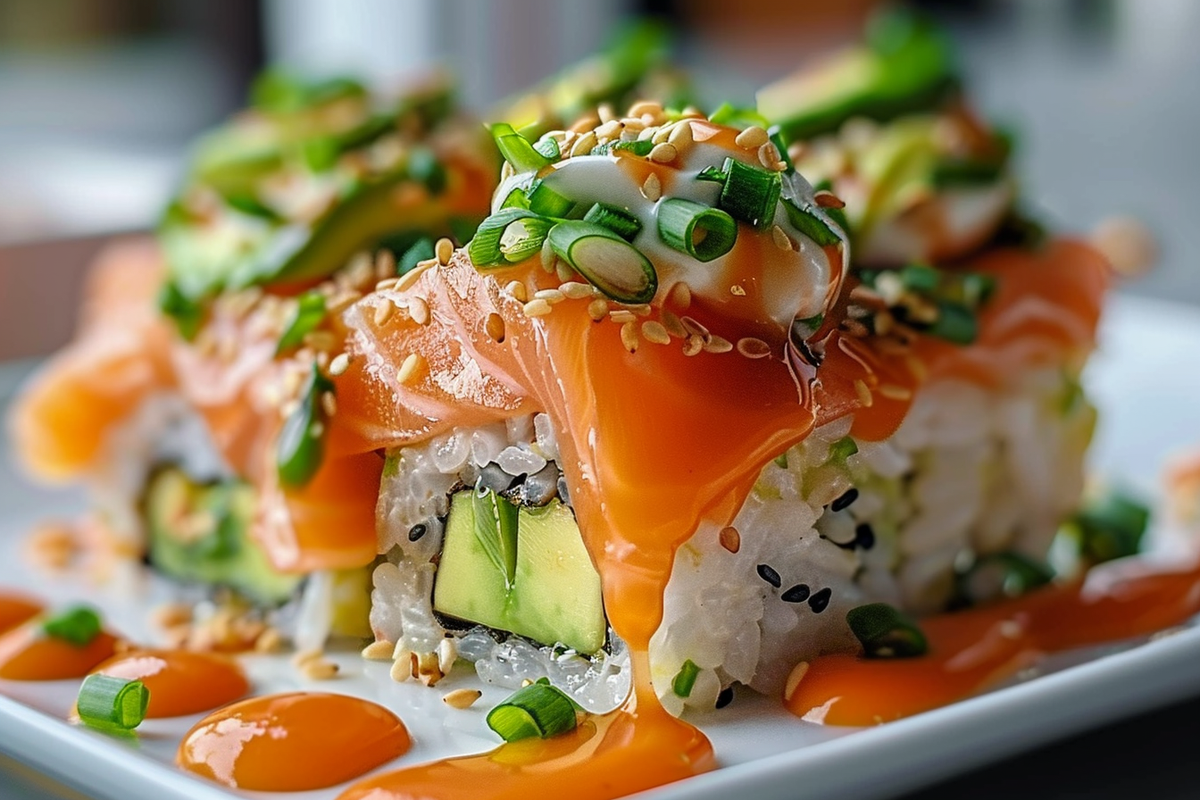Salmon Sushi Bake