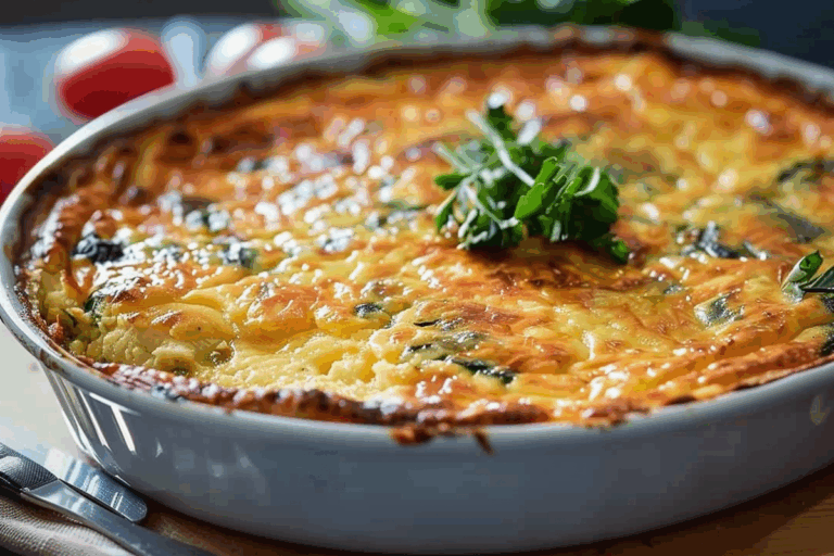 Savoury Impossible Pie