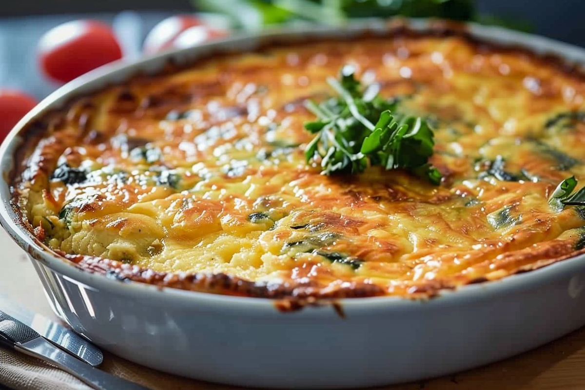 Savoury Impossible Pie