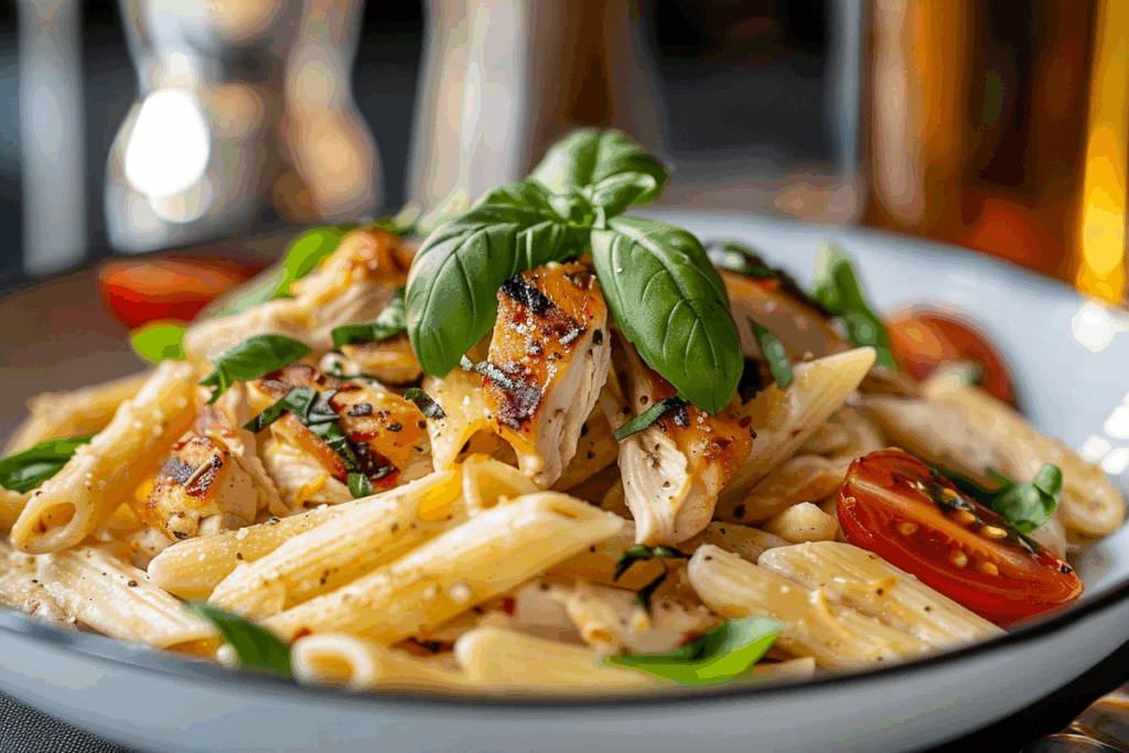 Love-Struck Chicken Penne Pasta