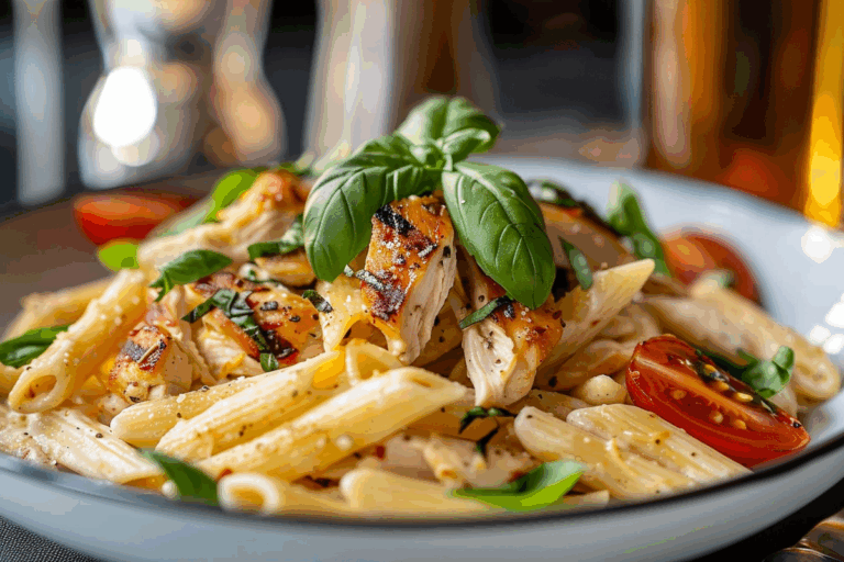 Love-Struck Chicken Penne Pasta