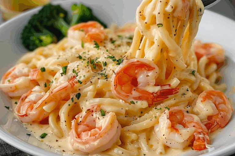 Shrimp Alfredo Pasta