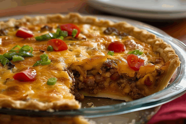 Impossibly Easy Cheeseburger Pie