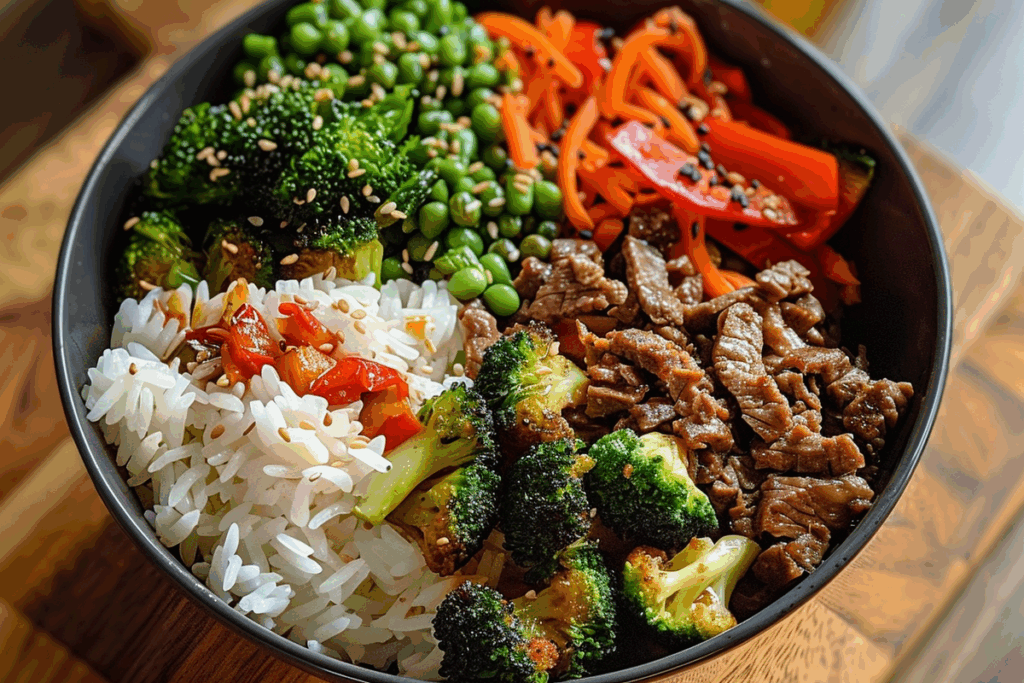 Ultimate Savory Beef & Veggie Rice Bowl