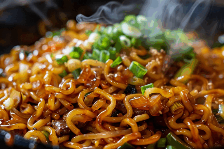 Sizzling Hibachi Noodles