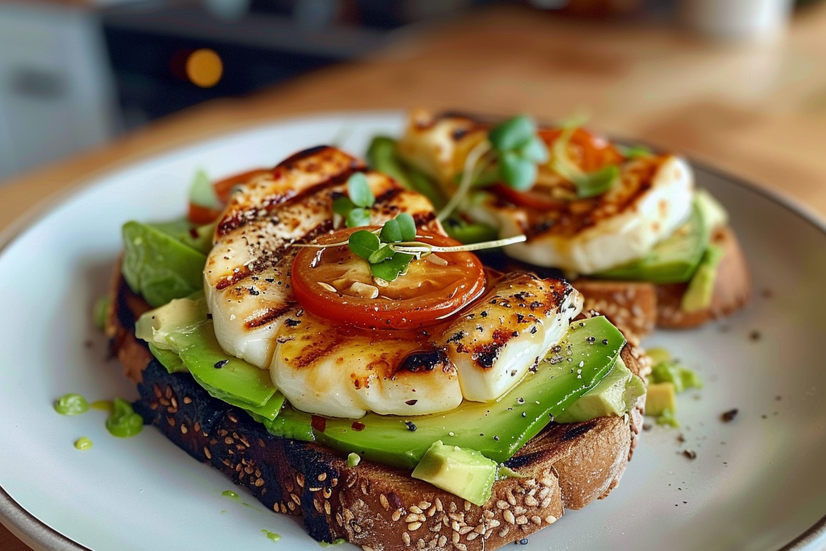 Ultimate Grilled Halloumi & Creamy Avocado Toast
