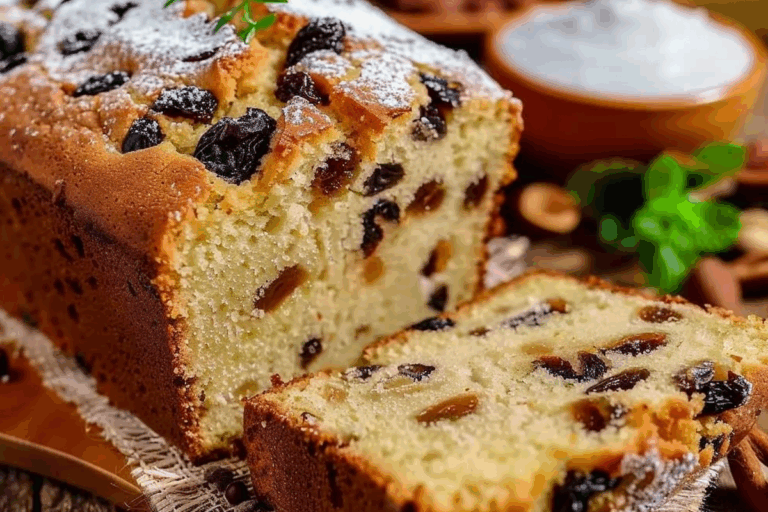 Raisin Loaf Cake