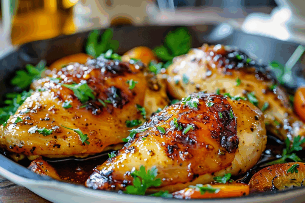 Honey Mustard Glazed Chicken