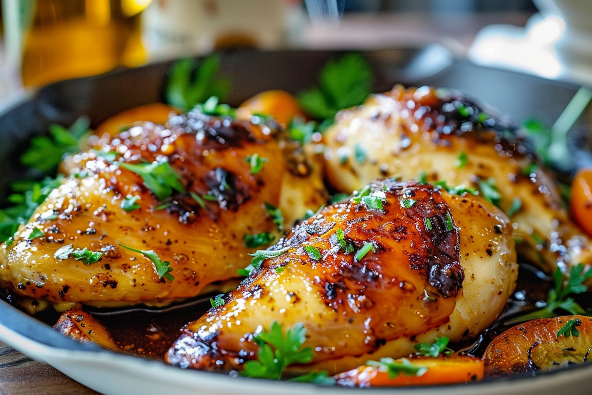 Honey Mustard Glazed Chicken