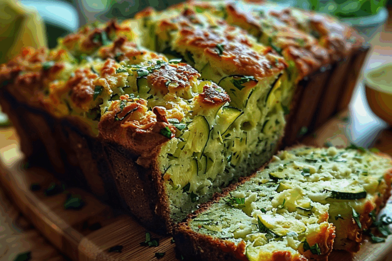 Moist Zucchini Cheese Bread