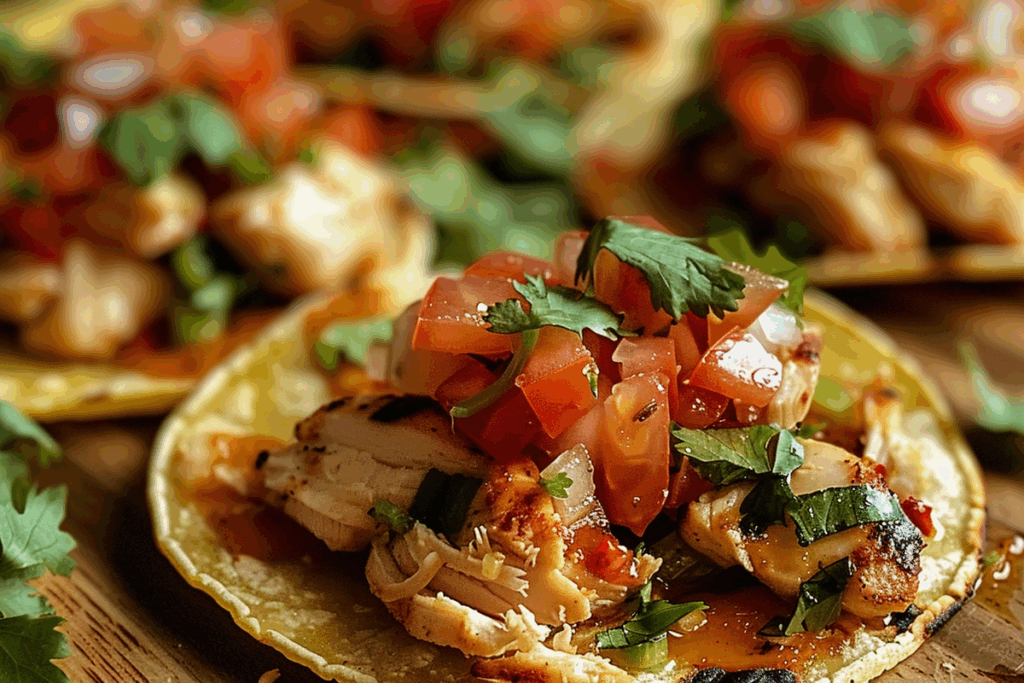 Mini Chicken Tostadas