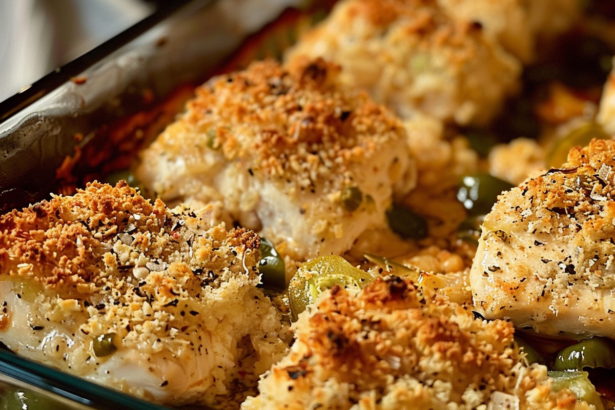 Jalapeno Popper Chicken Bake
