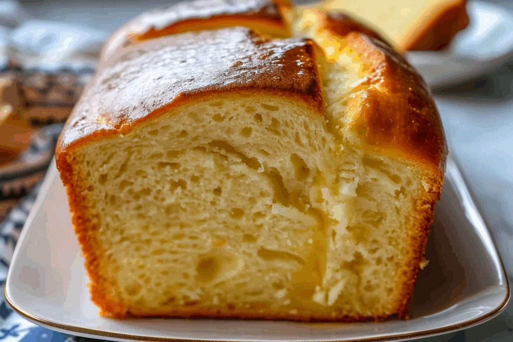 Golden-Brown Keto Sweetened Condensed Milk Bread