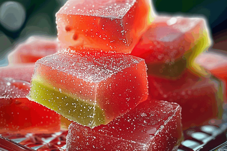 Watermelon Rind Candy