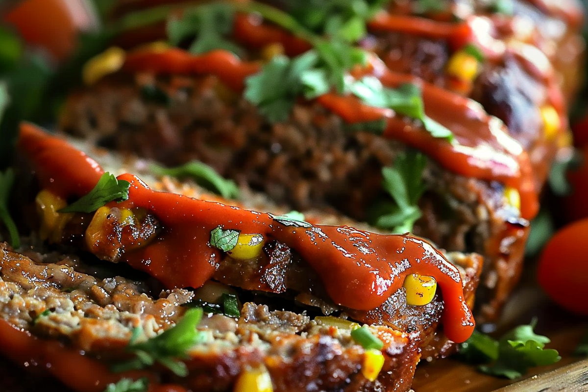 Taco Spiced Beef Meatloaf